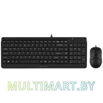 Комплект клавиатура + мышь A4Tech Fstyler F1512 (черный)